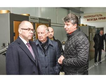 Губернатор Одесской области Максим Степанов посетил наше предприятие.